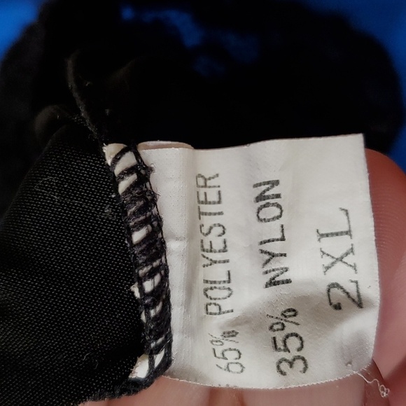 Women 2X Babydoll Lingerie Back Crisscross Lace Trim Chemise Sleepwear - Picture 9 of 10